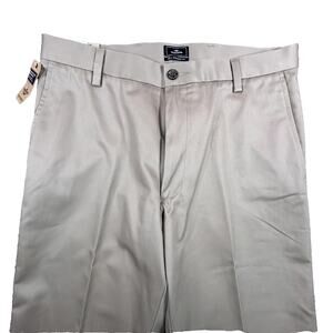 Dockers Pants Mens 34x32 Khaki D2 Straight Fit Signature Khaki Flat Front Cotton